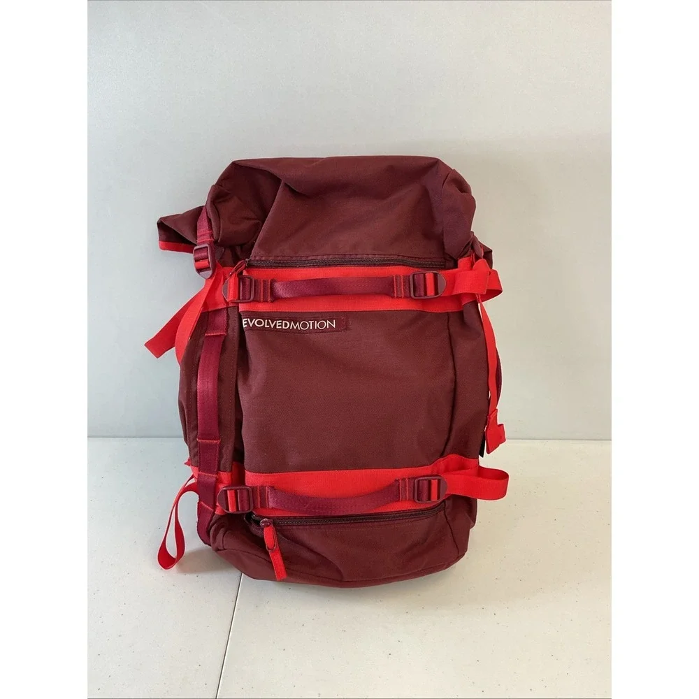 Evolved Motion - EmPack OG Backpack 30 Liter - Maroon- Includes 2 Reserviors